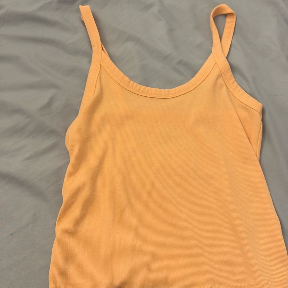 Orange tank top